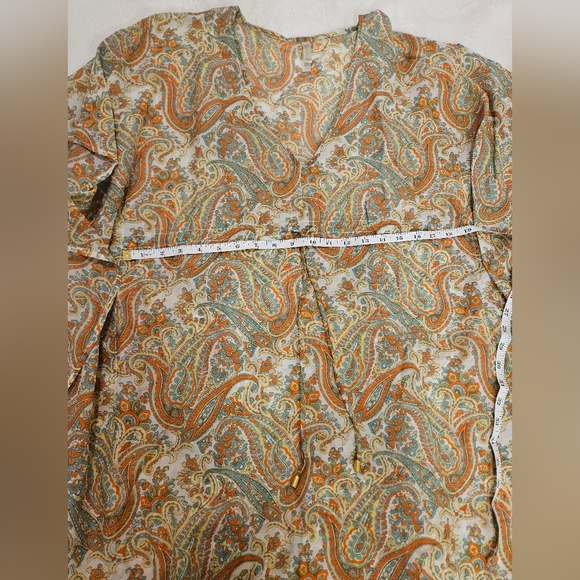 Helen Jon Paisley Mini Dress Coastal Beachwear,Cover Up NWOT - Picture 12 of 13
